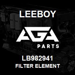 LB982941 Leeboy FILTER ELEMENT | AGA Parts