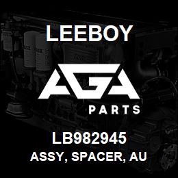 LB982945 Leeboy ASSY, SPACER, AU | AGA Parts