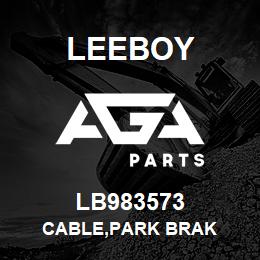 LB983573 Leeboy CABLE,PARK BRAK | AGA Parts