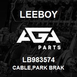 LB983574 Leeboy CABLE,PARK BRAK | AGA Parts