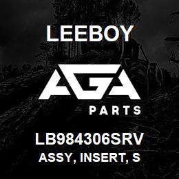 LB984306SRV Leeboy ASSY, INSERT, S | AGA Parts