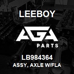 LB984364 Leeboy ASSY, AXLE W/FLA | AGA Parts