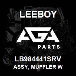 LB984441SRV Leeboy ASSY, MUFFLER W | AGA Parts