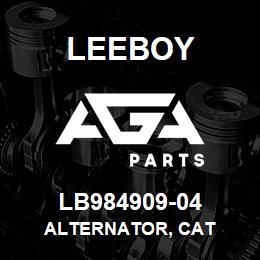 LB984909-04 Leeboy ALTERNATOR, CAT | AGA Parts