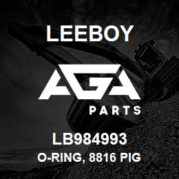 LB984993 Leeboy O-RING, 8816 PIG | AGA Parts