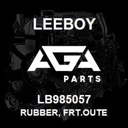 LB985057 Leeboy RUBBER, FRT.OUTE | AGA Parts