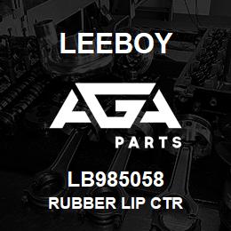 LB985058 Leeboy RUBBER LIP CTR | AGA Parts