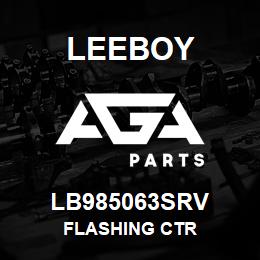 LB985063SRV Leeboy FLASHING CTR | AGA Parts