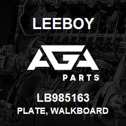 LB985163 Leeboy PLATE, WALKBOARD | AGA Parts