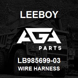 LB985699-03 Leeboy WIRE HARNESS | AGA Parts