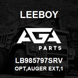 LB985797SRV Leeboy OPT,AUGER EXT,1 | AGA Parts