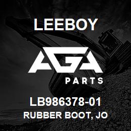 LB986378-01 Leeboy RUBBER BOOT, JO | AGA Parts