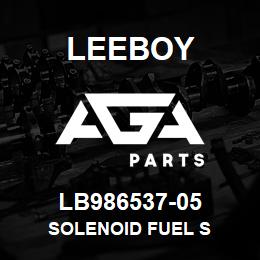 LB986537-05 Leeboy SOLENOID FUEL S | AGA Parts