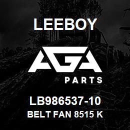 LB986537-10 Leeboy BELT FAN 8515 K | AGA Parts