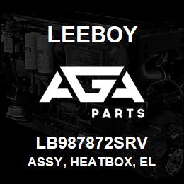 LB987872SRV Leeboy ASSY, HEATBOX, EL | AGA Parts