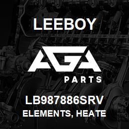 LB987886SRV Leeboy ELEMENTS, HEATE | AGA Parts