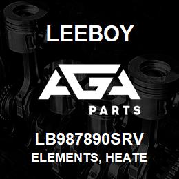 LB987890SRV Leeboy ELEMENTS, HEATE | AGA Parts