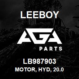 LB987903 Leeboy MOTOR, HYD, 20.0 | AGA Parts