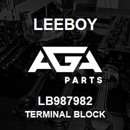 LB987982 Leeboy TERMINAL BLOCK | AGA Parts