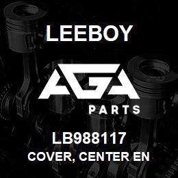 LB988117 Leeboy COVER, CENTER EN | AGA Parts