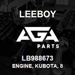 LB988673 Leeboy ENGINE, KUBOTA, 8 | AGA Parts