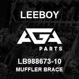 LB988673-10 Leeboy MUFFLER BRACE | AGA Parts