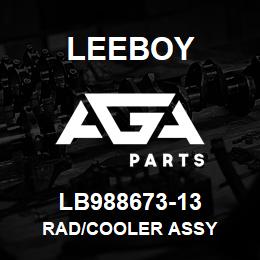 LB988673-13 Leeboy RAD/COOLER ASSY | AGA Parts