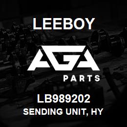 LB989202 Leeboy SENDING UNIT, HY | AGA Parts