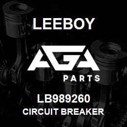 LB989260 Leeboy CIRCUIT BREAKER | AGA Parts