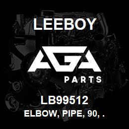 LB99512 Leeboy ELBOW, PIPE, 90, . | AGA Parts