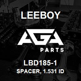 LBD185-1 Leeboy SPACER, 1.531 ID | AGA Parts
