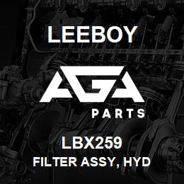 LBX259 Leeboy FILTER ASSY, HYD | AGA Parts