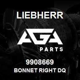 9908669 Liebherr BONNET RIGHT DQ | AGA Parts