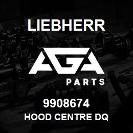 9908674 Liebherr HOOD CENTRE DQ | AGA Parts