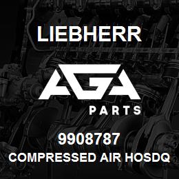 9908787 Liebherr COMPRESSED AIR HOSDQ | AGA Parts