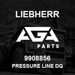 9908856 Liebherr PRESSURE LINE DQ | AGA Parts