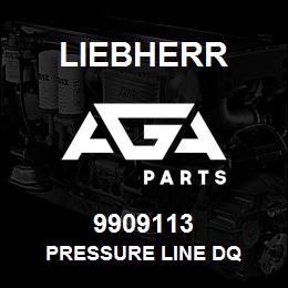 9909113 Liebherr PRESSURE LINE DQ | AGA Parts