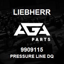 9909115 Liebherr PRESSURE LINE DQ | AGA Parts