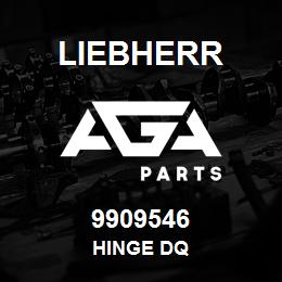 9909546 Liebherr HINGE DQ | AGA Parts