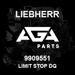 9909551 Liebherr LIMIT STOP DQ | AGA Parts