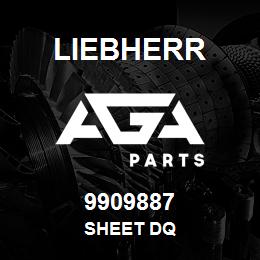 9909887 Liebherr SHEET DQ | AGA Parts