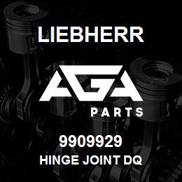 9909929 Liebherr HINGE JOINT DQ | AGA Parts