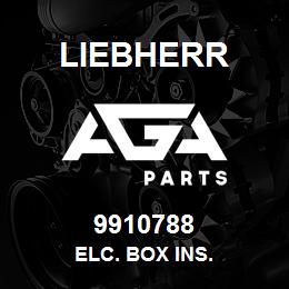 9910788 Liebherr ELC. BOX INS. | AGA Parts