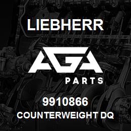 9910866 Liebherr COUNTERWEIGHT DQ | AGA Parts