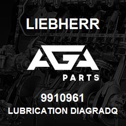 9910961 Liebherr LUBRICATION DIAGRADQ | AGA Parts