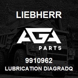 9910962 Liebherr LUBRICATION DIAGRADQ | AGA Parts