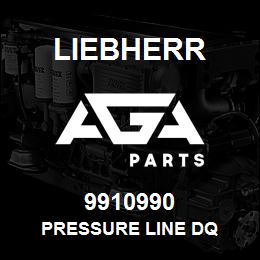 9910990 Liebherr PRESSURE LINE DQ | AGA Parts