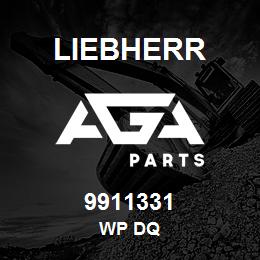 9911331 Liebherr WP DQ | AGA Parts