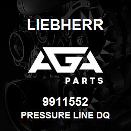 9911552 Liebherr PRESSURE LINE DQ | AGA Parts