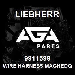 9911598 Liebherr WIRE HARNESS MAGNEDQ | AGA Parts